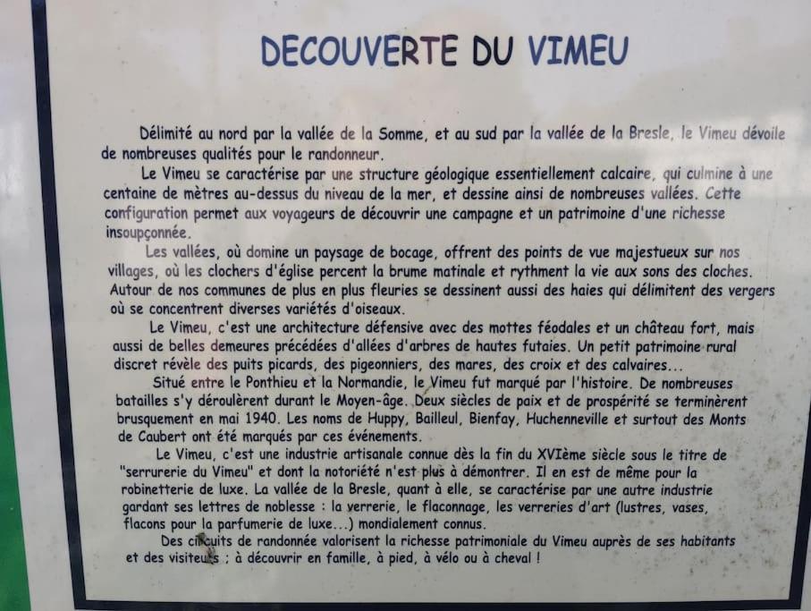 Gite Au Ptit Canin Moyenneville  المظهر الخارجي الصورة